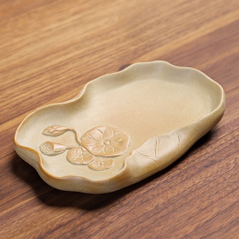 Drip Tray Saucer - ถาดไม้บราซิลสำหรับปลูกพืชแบบไฮโดรโปนิกส์ ถาดรองกระถางเซรามิกหยาบ ที่รองกระถางแบบหยดน้ำสำหรับกระถางไม้อวบน้ำ ฐานรองกระถางต้นไม้