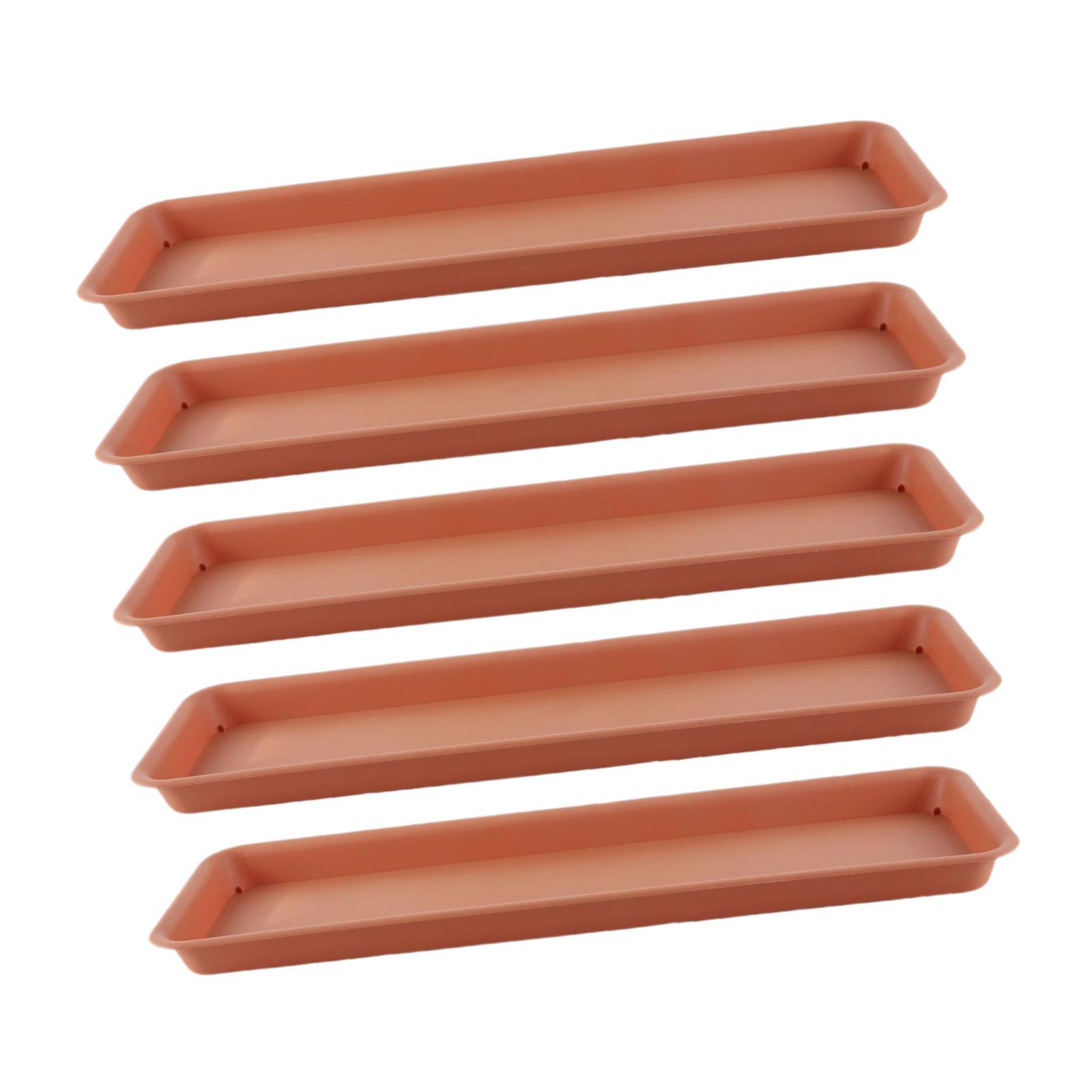 Drip Tray Saucer - กระถางดอกไม้ทรงสูงสำหรับระเบียง ถาดรองรับทรงสี่เหลี่ยม ทำจากพลาสติก PP ทนทาน ใช้สำหรับกระถางต้นไม้ในร่ม