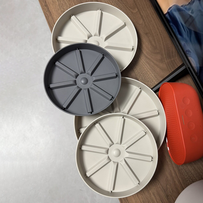 Drip Tray Saucer - ฐานรองกระถางต้นไม้สำหรับบ้านและสวน ถาดรองกระถางแบบหนา ทนทาน ทำจากเรซิ่น สำหรับใช้ในร่มและกลางแจ้ง