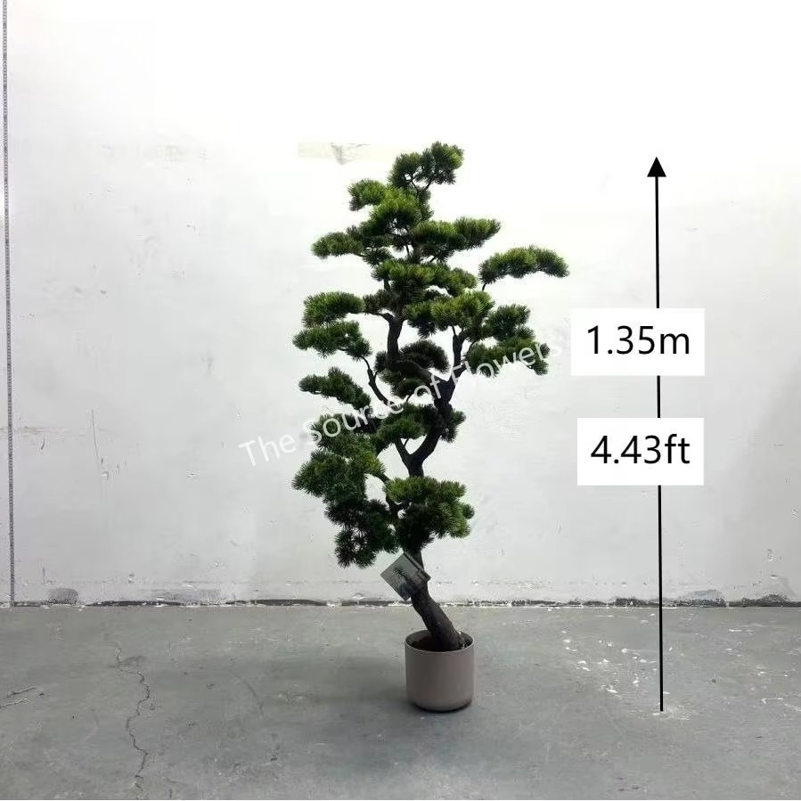Bonsai Garden Decor - ต้นสนซีดาร์ประดิษฐ์สำหรับตกแต่งสวนในร่มและกลางแจ้ง ต้นบอนไซตกแต่ง ทนทาน ทำจากพลาสติกและไม้เทียม