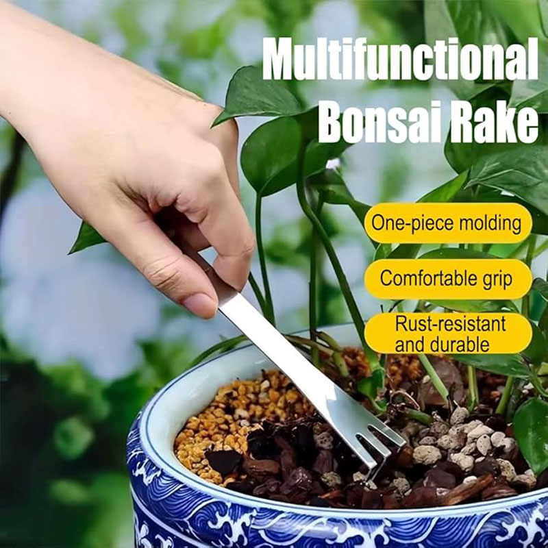 คราดถอนรากสแตนเลสแบบมือถือ สำห - Bonsai Garden Zen บทวิจารณ์และราคา