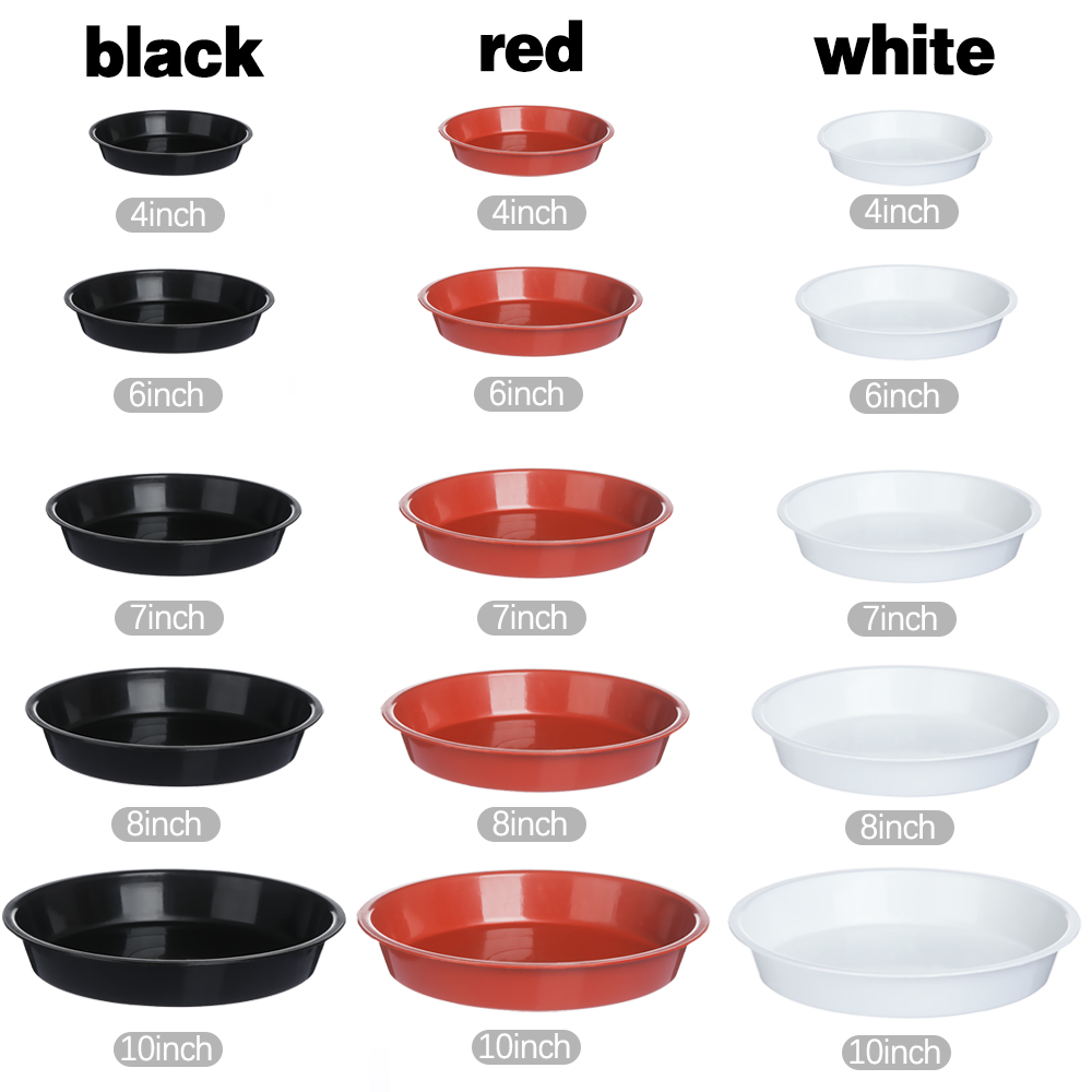ถาดปลูกต้นไม้รูปทรงกลม3ชิ้นถาด - Drip Tray Saucer บทวิจารณ์และราคา