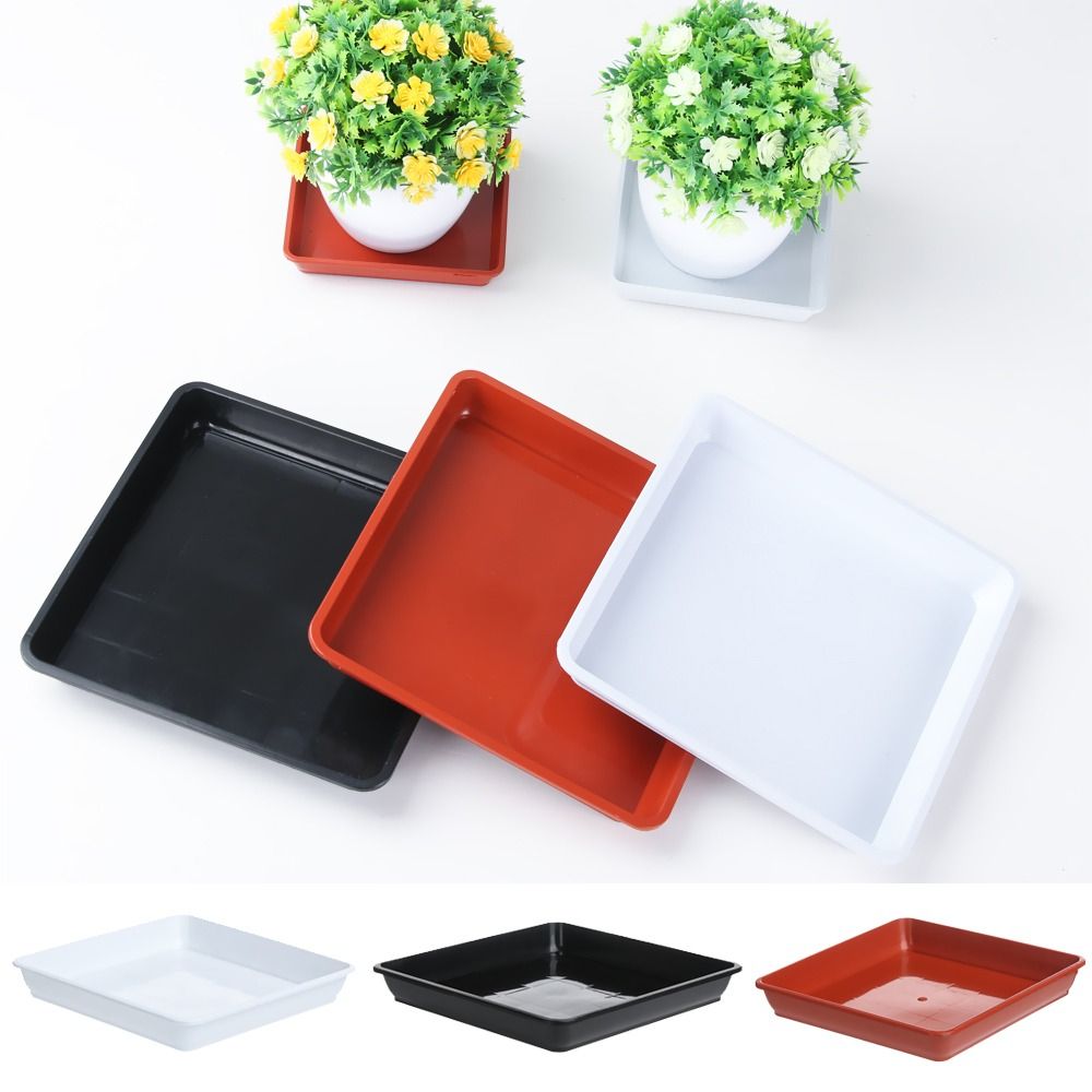 ถาดรองน้ำหยดทรงสี่เหลี่ยมแบบหน - Drip Tray Saucer บทวิจารณ์และราคา