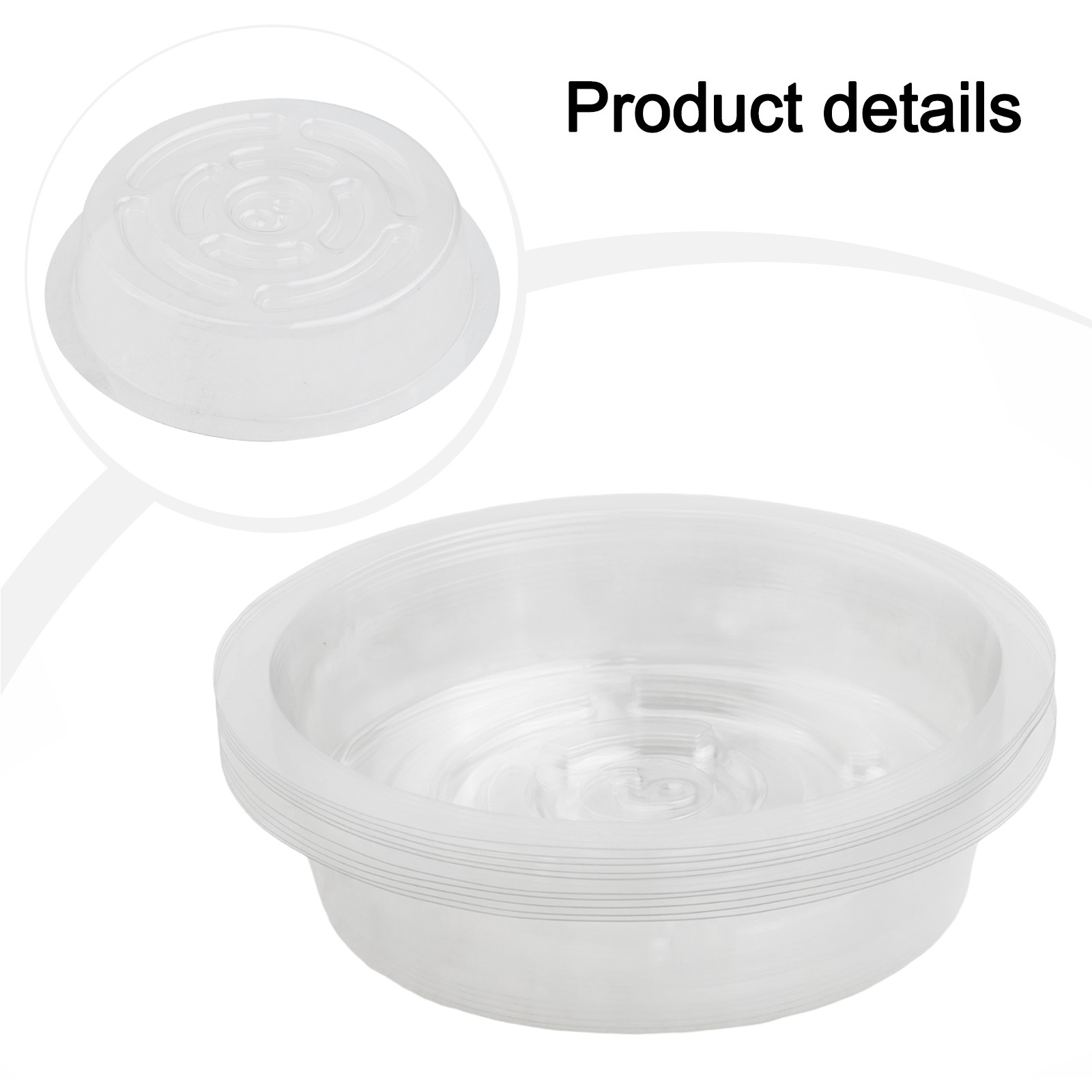 ใหม่ดอกไม้หม้อดอกไม้หม้อ 10 ×  - Drip Tray Saucer บทวิจารณ์และราคา
