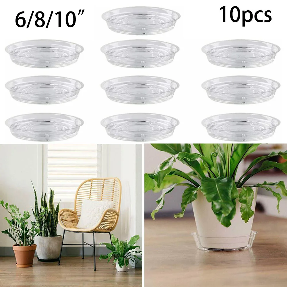 10pcs Garden Plant Saucer Drip - Drip Tray Saucer บทวิจารณ์และราคา