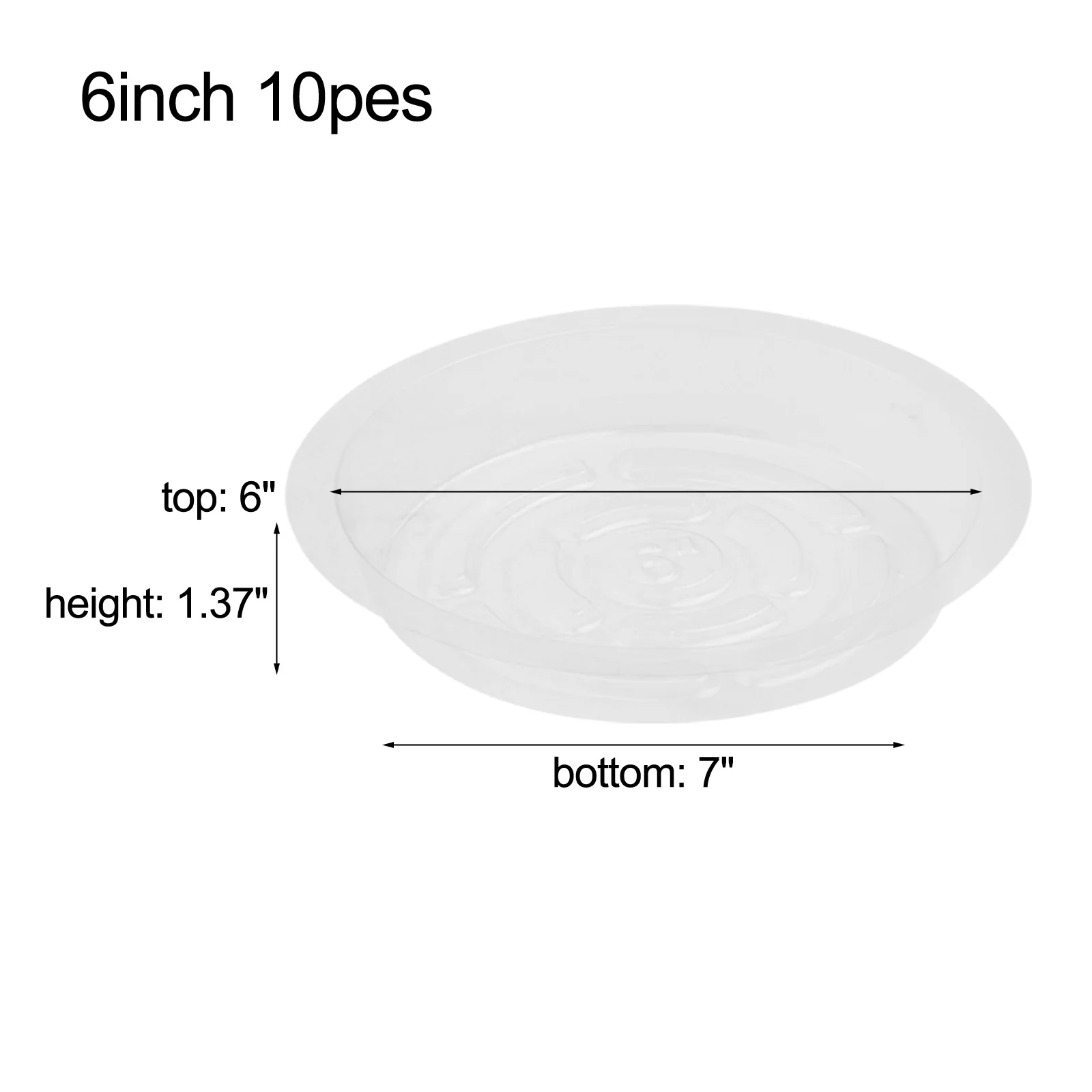 10pcs Garden Plant Saucer Drip - Drip Tray Saucer บทวิจารณ์และราคา