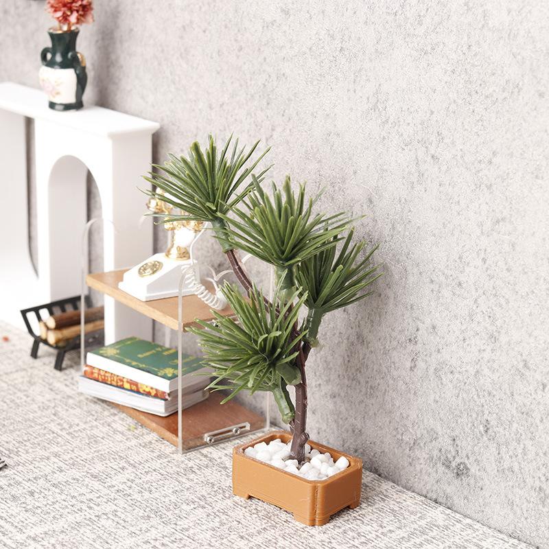 ต้นสนจำลองขนาด 1/12 จำนวน 1 ชิ - Bonsai Garden Decor บทวิจารณ์และราคา