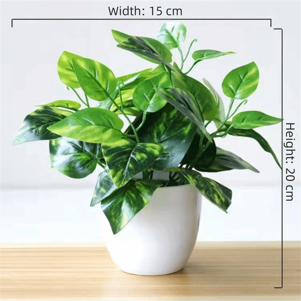 ดอกไม้ปลอมขนาดเล็กในกระถาง ตกแ - Bonsai Garden Zen บทวิจารณ์และราคา