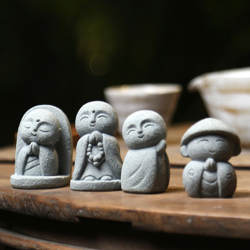 รูปปั้นจิโซะน้อยน่ารัก ของตกแต - Japanese Garden Bonsai บทวิจารณ์และราคา