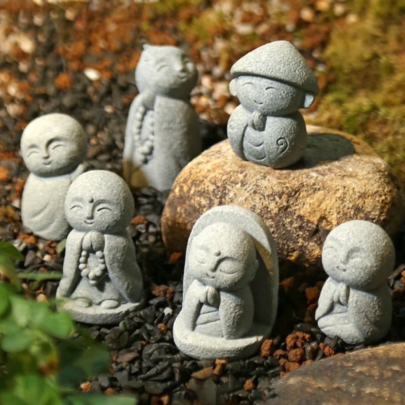 รูปปั้นจิโซะน้อยน่ารัก ของตกแต - Japanese Garden Bonsai บทวิจารณ์และราคา