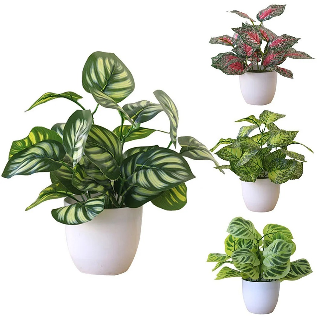 1PC ประดิษฐ์ใบพืชหม้อบอนไซปาร์ - Bonsai Garden Zen บทวิจารณ์และราคา